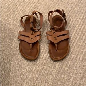 Brown sandals